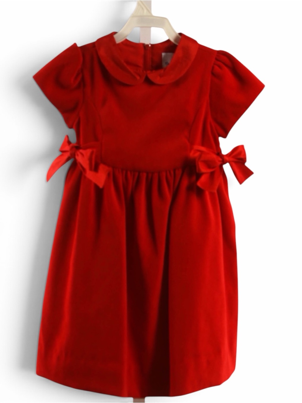 Florence Eiseman Stunning Red Dress With Bows NWT SZ 4T